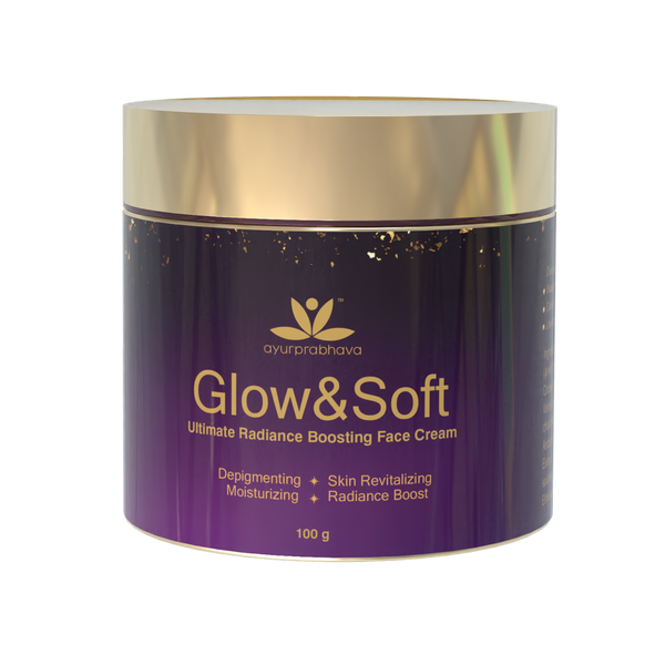 Ayurprabhava - Glow and Soft Face cream - 100g - For radiant and glowing skin