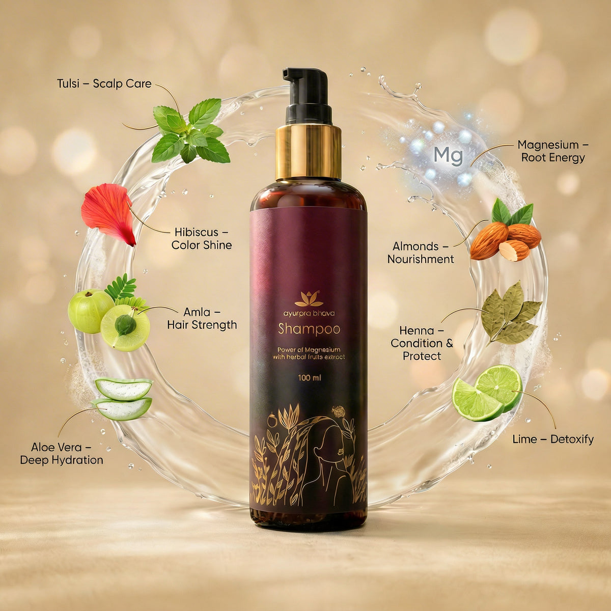 Ayurprabhava - 100ml - Best Anti Hair Fall Shampoo