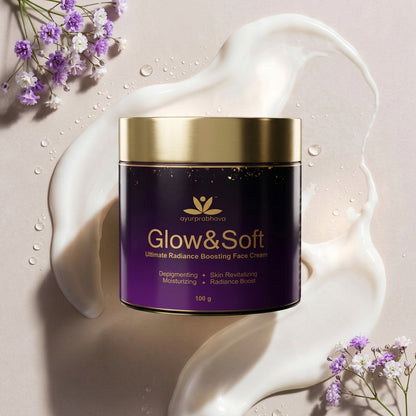 Ayurprabhava - Glow and Soft Face cream - 100g - For radiant and glowing skin