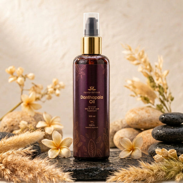 Ayurprabhava - 100ml - Danthapala oil for dandruff and skin care