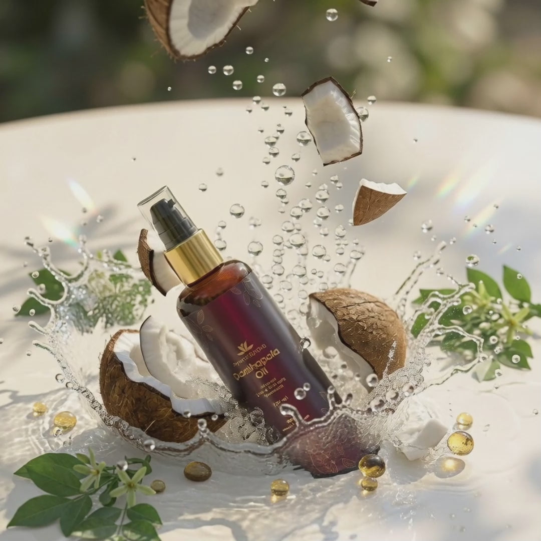 Ayurprabhava - 100ml - Danthapala oil for dandruff and skin care