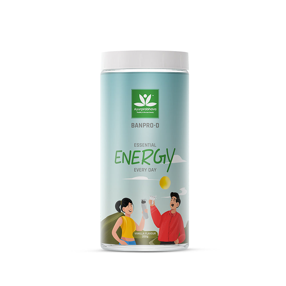 Banpro-D - 200g - Ayurvedic energy supplement | Vanilla Flavour